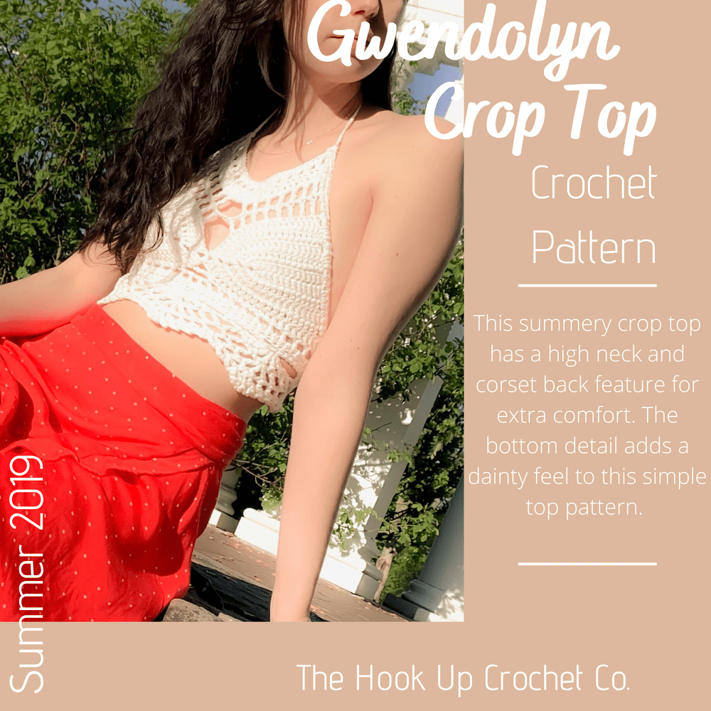Gwendolyn Crop Top — The Hook Up Crochet Co.
